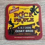 Gambrinus Rock People bierviltje, Verzamelen, Biermerken, Ophalen of Verzenden, Zo goed als nieuw, Viltje(s), Overige merken