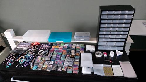 Compleet assortiment sieraden maken, Hobby en Vrije tijd, Kralen en Sieraden maken, Zo goed als nieuw, Kraal, Ophalen of Verzenden