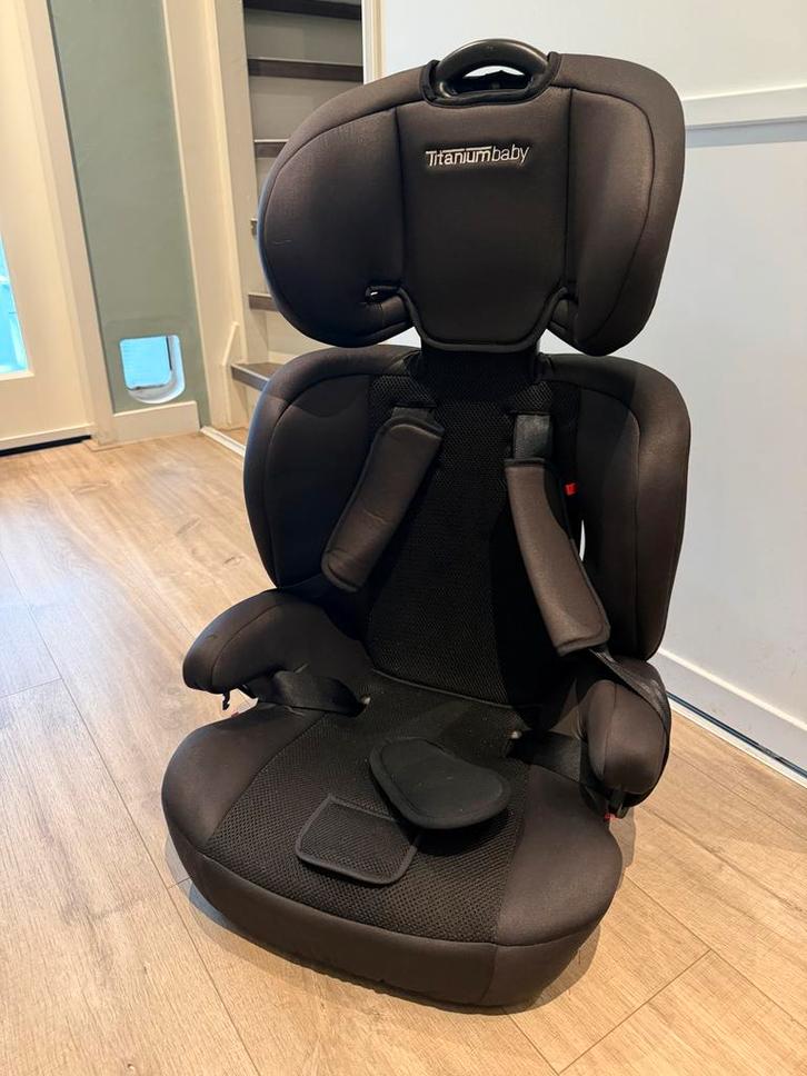 Titanium Baby Autostoel Groep 1/2/3 isofix, Kinderen en Baby's, Autostoeltjes, Gebruikt, Overige merken, 9 t/m 36 kg, Isofix, Verstelbare rugleuning