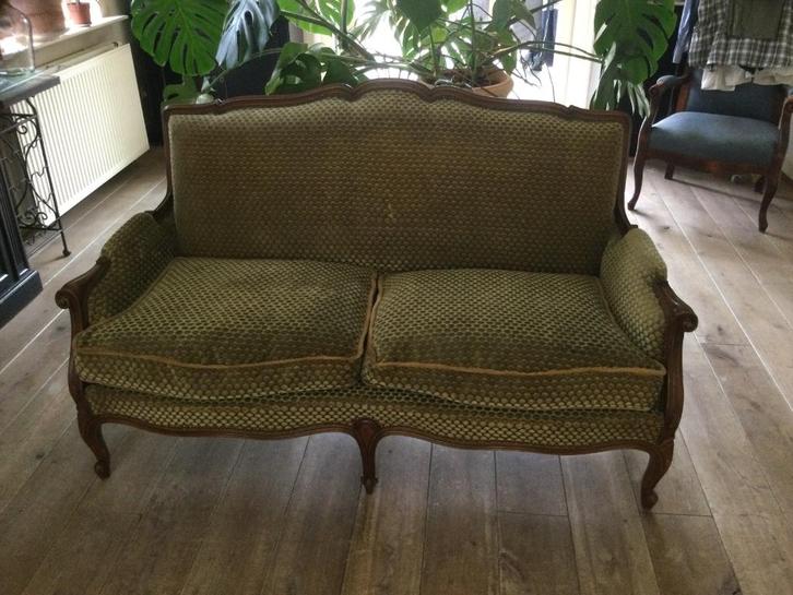Barok Bankje, Huis en Inrichting, Banken | Sofa's en Chaises Longues, Gebruikt, Tweepersoons, Minder dan 150 cm, 75 tot 100 cm