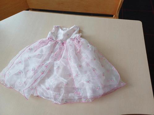 Prachtige bruids/feestjurk versierd met bloemen en strikken, Kinderen en Baby's, Babykleding | Maat 80, Zo goed als nieuw, Meisje