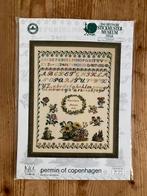 Patroon antieke Merklap - Permin of Copenhagen, Ophalen of Verzenden, Zo goed als nieuw, Handborduren, Patroon