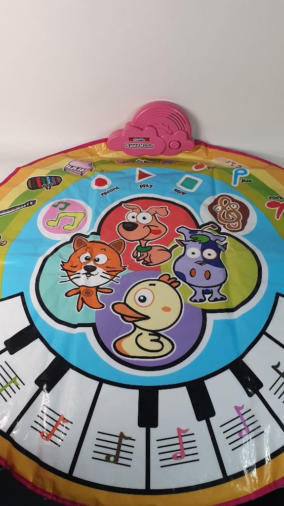 Dansmat, Pianomat Voor Peuters, Babymuziekmat Speelmat Toetsenbordmat Met 8 Instrumenten En 20 Toetsen, Speelgoed Cadeaus Voor Jongens Meisjes 1 2 3 4 5 Jaar Oud, 120 X 48 Cm 9509595729958