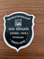2930 Sticker Ter Spegelt Eersel (N.B.) recreatiecentrum, Ophalen of Verzenden, Gebruikt