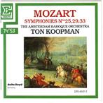 Mozart: Symfonieën 25, 29 en 33 ABO o.l.v. Ton Koopman, Ophalen of Verzenden, Classicisme, Zo goed als nieuw, Orkest of Ballet