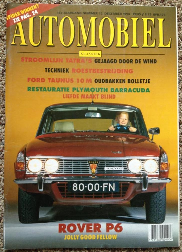 Automobiel: Rover P6, Tatra, Ford Taunus 10M, Plymouth, Boeken, Auto's | Folders en Tijdschriften, Zo goed als nieuw, Algemeen