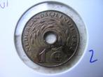 Cent 1936 Nederlands Indie (nr 2), Postzegels en Munten, Munten | Nederland, Ophalen of Verzenden, Koningin Wilhelmina, 1 cent