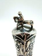 Zilveren mesheft, pseudokeuren, 19e eeuws, Ophalen of Verzenden, Zilver