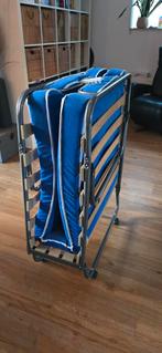Opklapbed Eenpersoons, Huis en Inrichting, Verstelbaar, Eenpersoons, Blauw, Ophalen of Verzenden