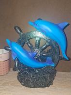 Grote dolfijnenbeeld met roer, Verzamelen, Beelden en Beeldjes, Ophalen of Verzenden, Zo goed als nieuw, Dier