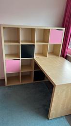 Ikea kallax kast en bureau, Ophalen, Gebruikt, Tweepersoons