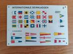 Wandbord met internationale seinvlaggen, Ophalen of Verzenden