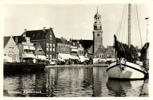 Lemmer, Kortestreek - niet gelopen, Verzamelen, Ansichtkaarten | Nederland, Ongelopen, Friesland, 1920 tot 1940, Ophalen of Verzenden