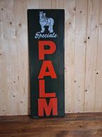 Emaille Reclamebord Palm Bier - Emaillerie Belge, Ophalen of Verzenden, Gebruikt, Reclamebord, Plaat of Schild, Palm