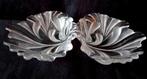 Mikasa 'Leaf Swirl' 2-Vaks Snack/serveerschaal, Antiek en Kunst, Antiek | Glas en Kristal, Ophalen of Verzenden