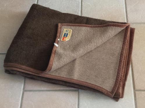 Eénpersoons Deken Bruin / Taupe - Didas - dralon, Huis en Inrichting, Woonaccessoires | Plaids en Woondekens, Gebruikt, Ophalen of Verzenden