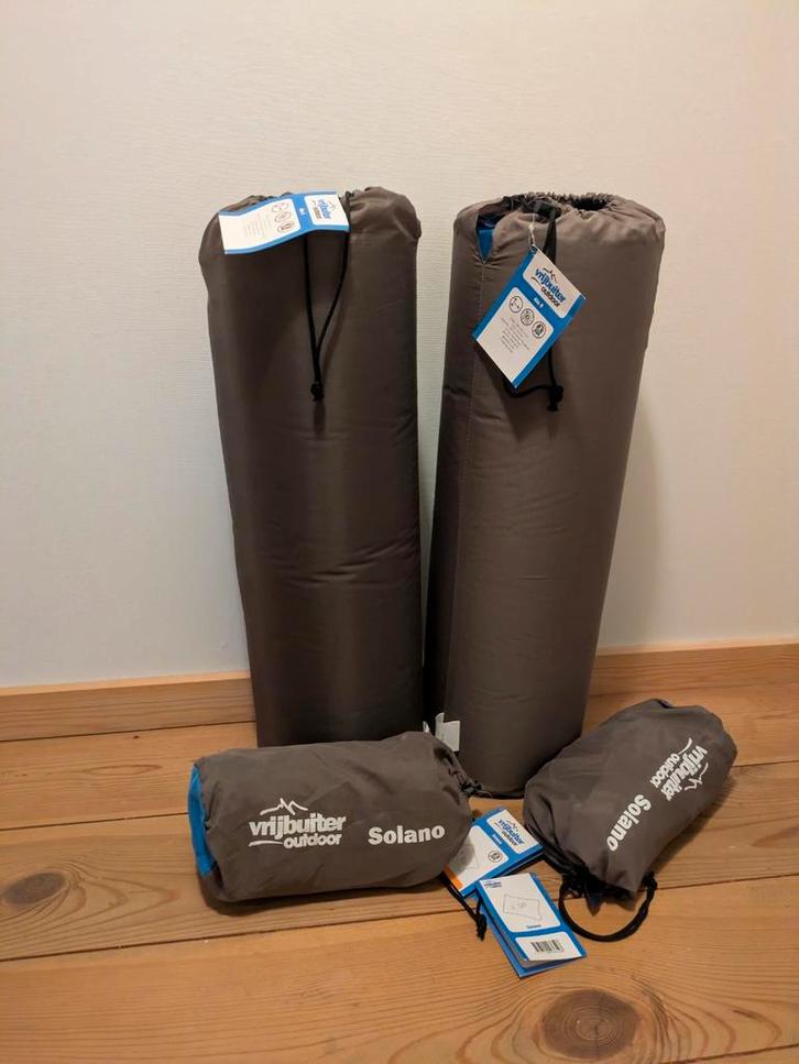 Vrijbuiter AIS4 Slaapmat & Solana kussens, Caravans en Kamperen, Slaapmatten, Zo goed als nieuw, 1-persoons, Ophalen of Verzenden