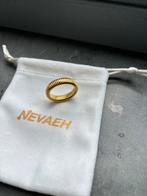 Nieuwe ring Nevaeh buigbaar maat 19 goldplated, 18 tot 19, Nieuw, Ophalen of Verzenden, Dame