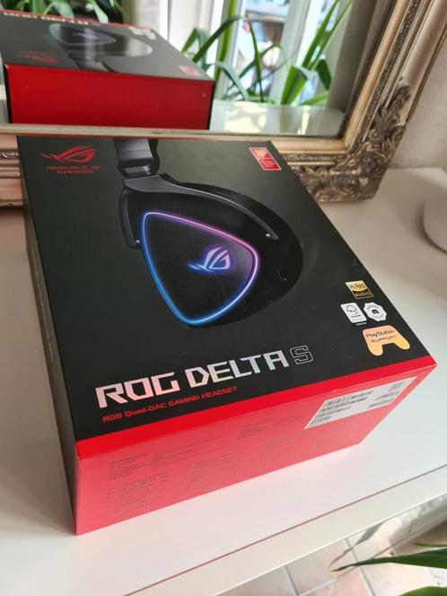 ASUS ROG Delta S Gaming-headset, Computers en Software, Headsets, Nieuw, Over-ear, Ophalen of Verzenden