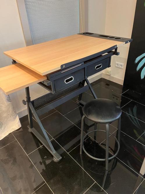 tekentafel, Doe-het-zelf en Verbouw, Tekentafels, Gebruikt, Minder dan 130 cm, Ophalen
