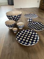Blauw Servies, Huis en Inrichting, Keuken | Servies, Ophalen, Gebruikt, Overige stijlen, Aardewerk