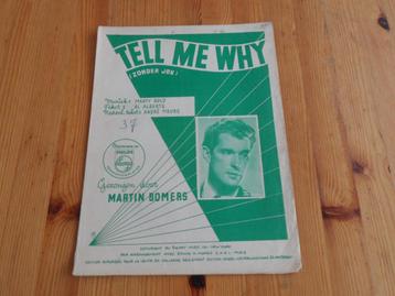 Tell me why - zonder jou - marty gold / al alberts  beschikbaar voor biedingen