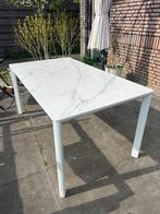 Marmer kleurige tuintafel, Tuin en Terras, Tuintafels, Ophalen, Nieuw, Rechthoekig, Overige materialen