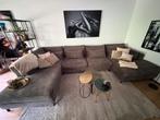 Grote hoekbank met chaise longue en ottomane, Huis en Inrichting, Ophalen, 100 tot 125 cm, Hoekbank, 300 cm of meer