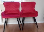 Te koop 2 ZGAN roze stoelen, Huis en Inrichting, Stoelen, Ophalen, Twee, Overige kleuren, Zo goed als nieuw