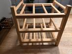 Houten wijnrek, 5 tot 15 flessen, Ophalen of Verzenden, Zo goed als nieuw, Minder dan 50 cm