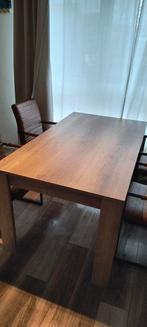 Mooie houten eettafel, Ophalen, 100 tot 150 cm, Zo goed als nieuw, 150 tot 200 cm