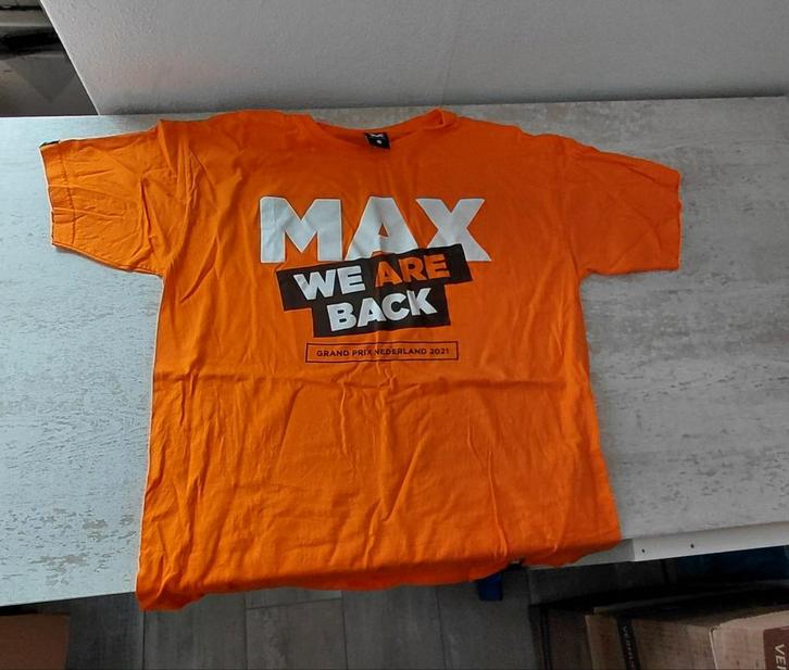 Te koop - 2 Max Verstappen T-shirts, Verzamelen, Automerken, Motoren en Formule 1, Nieuw, Formule 1, Ophalen of Verzenden