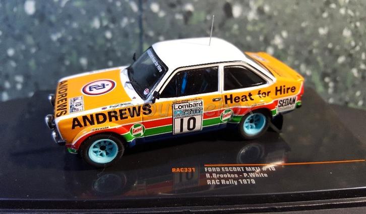 Ford Escort MK II RS #10 1:43 Ixo V536, Hobby en Vrije tijd, Modelauto's | 1:43, Nieuw, Auto, Overige merken, Verzenden