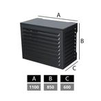 Airco omkasting medium – 110 x 85 x 60cm – Antraciet RAL7024, Witgoed en Apparatuur, Airco's, Koelen en Ontvochtigen, Timer, Nieuw