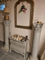 Commode met lades buikkastje - Grijze vintage stijl, Ophalen, Gebruikt, Vintage, 50 tot 100 cm