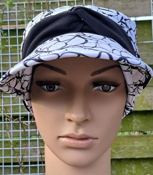 Chemo/haarverlies tricot pet met sjaal no 47 C., Kleding | Dames, Mutsen, Sjaals en Handschoenen, Nieuw, Muts, Ophalen of Verzenden