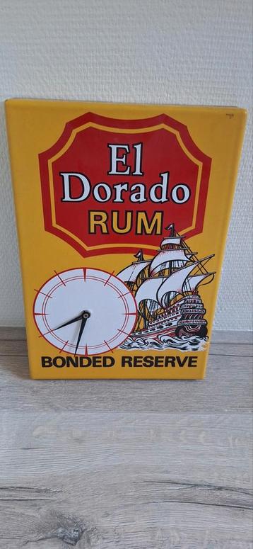 Vintage El Dorado Rum Klok beschikbaar voor biedingen