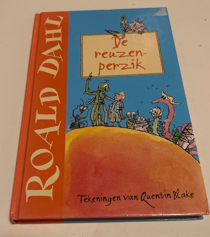 De Reuzenperzik - Roald Dahl Kinderboek, Boeken, Kinderboeken | Jeugd | onder 10 jaar, Gelezen, Fictie algemeen, Ophalen of Verzenden