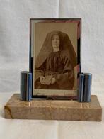 art deco fotolijstje, begijn, Ophalen of Verzenden