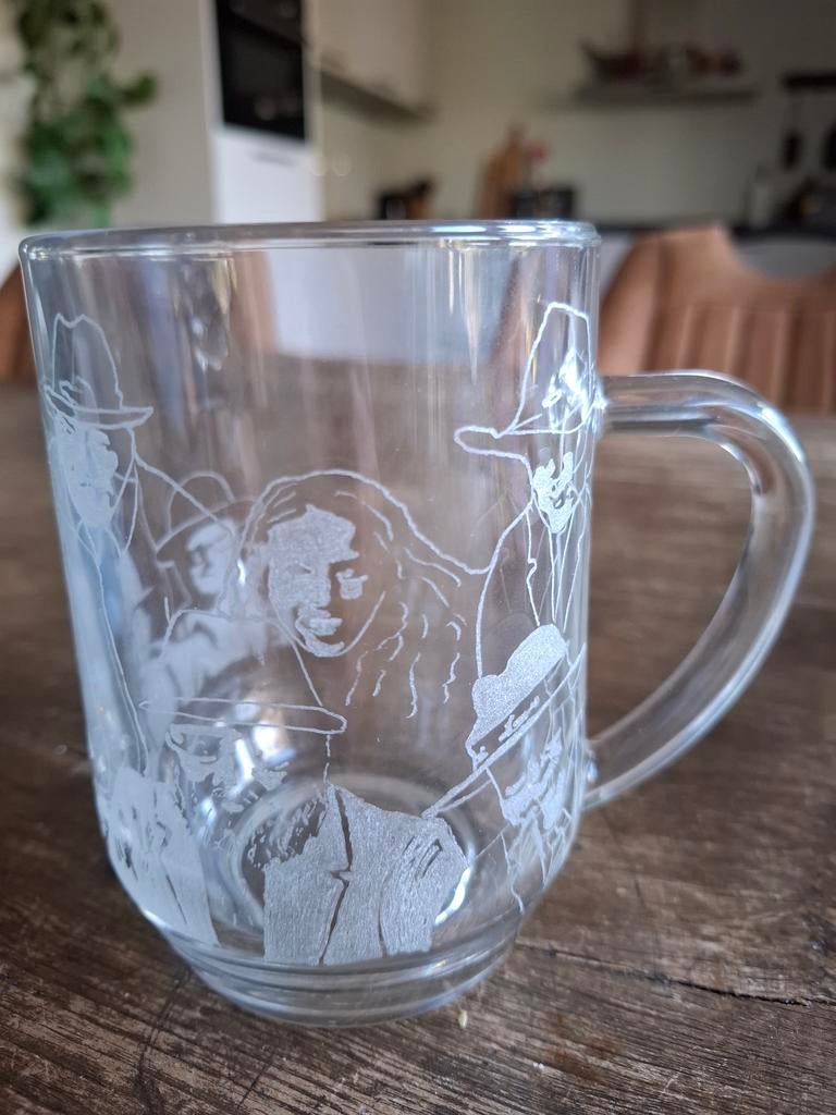 Gegraveerde bierpul, collectorsitem (voor de kenners), Ophalen of Verzenden, Zo goed als nieuw, Pul(len), Overige merken