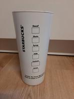 Starbucks vaas glas 25 cm hoog, Ophalen of Verzenden