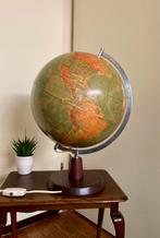 Vintage Rath globe lamp Raths Erdglobus DDR 1976 verlicht., Ophalen, Zo goed als nieuw, Vintage Retro Oude wereldbol lamp