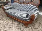 Antieke 2-zits Sofa met Strepen breedte 190 cm diepte 90 cm, Ophalen