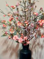 Nieuw! Zijden bloemen boeket incl. vaas | Kunstbloemen, Ophalen of Verzenden, Nieuw, Binnen