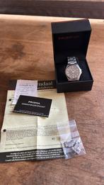 Prisma heren horloge. Goed lopend. Kompleet., Zwart, Ophalen of Verzenden, Zo goed als nieuw, Prisma