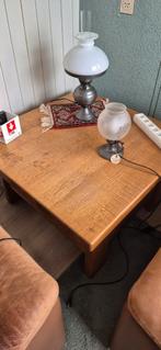 Massief eiken hoektafel, Ophalen, 50 tot 100 cm, 50 tot 100 cm, 75 cm of meer