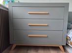 Commode Bopita Fenna - Grijs met hout, Ophalen, 50 tot 70 cm, 100 cm of meer, Zo goed als nieuw