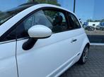 Fiat 500 C 0.9 TwinAir Turbo Lounge - Navi - Climate - OrgNL, Stof, Gebruikt, Cabriolet, Wit