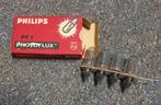 Philips pf1 photoflux , setje met 3 oude flitslampjes, Audio, Tv en Foto, Fotografie | Flitsers, Ophalen of Verzenden, Zo goed als nieuw