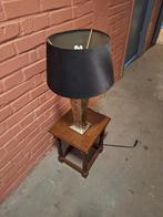 Vintage Schemerlamp zonder tafeltje, Huis en Inrichting, Lampen | Vloerlampen, Hout, Gebruikt, Vintage, Ophalen of Verzenden